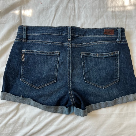 Paige Denim Jimmy Jimmy Short, Dark Wash, Size 27 - Picture 2 of 4